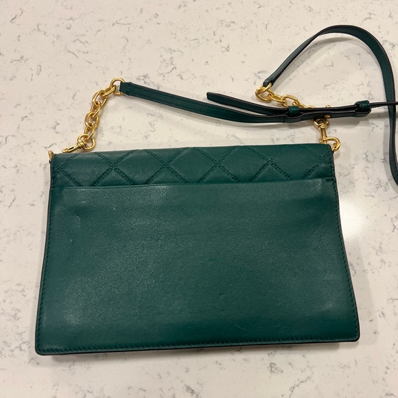 Tory Burch Georgia Cross-Body in Green - Picture 3 of 7